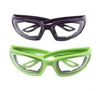 ComfyHarbor Gafas de cebolla, seguridad para cortar sin desgarros, cómodo sello de espuma, lentes antivaho, diseño unisex con caja de almacenamiento para preparación de alimentos de cocina (negro)