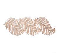 ComfyHarbor Gold For Leaf - Mesa de PVC para camino con diseño calado resistente al calor, elegante tapete de comedor de 33 x 92 cm para decoración de cocina, para fácil de limpiar, mantel individual
