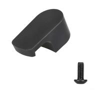 ComfyHarbor Guardabarros trasero para scooter eléctrico Max G2, plástico resistente al desgaste con gancho, negro, 315 x 154 x 110 mm, para una fácil instalación (gancho)
