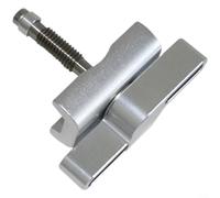 ComfyHarbor Hebilla plegable para vástago de bicicleta C, aleación de aluminio para abrazadera de manillar CNC, tornillo antiaflojamiento para Brompton/, negro, 61 mm de longitud x 8 mm de diámetro