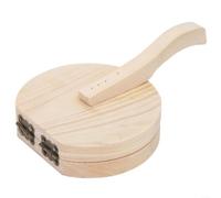 ComfyHarbor Herramienta de prensado de masa de madera, para hacer albóndigas, mango antideslizante, utensilio de cocina para cocinar en casa, prensa de madera fácil de operar, 22 x 15 x 14 cm