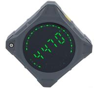 ComfyHarbor Inclinómetro digital, buscador de ángulo magnético con pantalla LCD para medición de 0 a 180 grados, indicador de modo dual para superficies metálicas en construcción y carpintería (gris