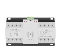 ComfyHarbor Interruptor de transferencia automática de doble potencia, 2P 4P 63A Nivel CB AC230V AC400V 50Hz para sistema eléctrico doméstico Suministro ininterrumpido Conversión rápida Manual