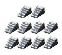 ComfyHarbor Juego de 10 escalones de piedra de resina artificial para decoración de jardín en miniatura de cuento de hadas, accesorios de manualidades de camino de paisaje, diseño recto y curvado para