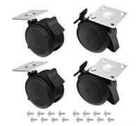 ComfyHarbor Juego de 4 ruedas para parrilla de barbacoa con mecanismo de bloqueo para parrillas de gas Weber para parrillas de gas serie Spirit E-210 E-215 E/SP-310 E/S-315 E/SP-320 E/SP-330