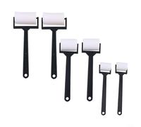 ComfyHarbor Juego de 6 cepillos de rodillo de espuma, herramienta de esponja para proyectos de arte infantiles, pasatiempos escolares y pintura decorativa, 3 tamaños S, M, L para manos pequeñas