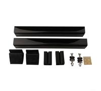 ComfyHarbor Juego de abrazaderas para parabrisas delantero para carrito de golf, para EZGO para modelo TXT, sistema de montaje de marco de plástico, con accesorios de instalación, kit de protección