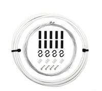 ComfyHarbor Juego de carcasa de cable de engranaje, para cambios, tubo interior de PTFE de 3 capas y alambre de acero de aleación, kit de cambio suave, para bicicletas plegables de carretera, rojo