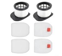 ComfyHarbor Juego de filtros de aspiradora compatible con aspiradora de mano inalámbrica Shark IZ862H IZ840 IZ800 Stratos, incluye 2 filtros de poste, 2 filtros de espuma, 2 filtros de fieltro