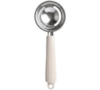 ComfyHarbor Juego de herramientas de cocina de acero inoxidable con asas ergonómicas de silicona, incluye batidor de huevos, triturador de patatas, colador de huevos y tamiz de harina para hornear y
