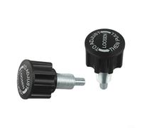 ComfyHarbor Juego de pasadores de resorte para bicicleta, rosca de 16 mm, perno de 37 mm, construcción de plástico y metal para ajuste de equipos de gimnasio, compatible con la mayoría de hogares y