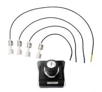 ComfyHarbor Juego de piezas de repuesto de módulo de encendido para parrilla de barbacoa, con cables de electrodos, para Weber para Genesis 300 Series E210 S210