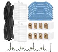ComfyHarbor Juego de piezas y accesorios para aspiradora con cepillo principal, cepillos laterales, filtros, paños de fregona y bolsas de polvo compatibles con Lefant M2 Pro y M2S Pro Robot Vacuum (B)