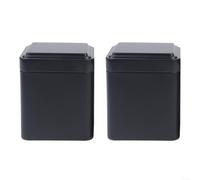 ComfyHarbor Juego de recipientes de té floral japonés, lata de metal hermética, con etiquetas para escribir, para almacenamiento de té de hojas sueltas, recipiente apilable de organización de cocina