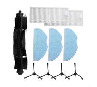 ComfyHarbor Kit de accesorios de repuesto para aspiradora con cepillos principales, paños de fregona, cepillos laterales y filtros, para Tapo RVA100 RV10 RV10 Plus RV30 RV30 Plus Robot Cleaners, (A)