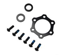 ComfyHarbor Kit de adaptador de conversión de cubo de bicicleta, horquilla delantera de aleación de aluminio de 15 x 100 mm a 110 mm y trasero de 12 x 142 mm a 148 mm con arandelas y pernos para