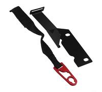ComfyHarbor Kit de correa de liberación de asiento trasero para 2009-2022, pieza de repuesto de aleación de aluminio y pestillo de nailon OEM 2810547 rojo plateado (rojo)