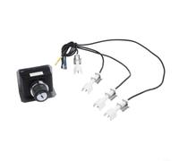 ComfyHarbor Kit de encendido de parrilla de gas para Weber para Genesis 300 Series - Conjunto electrónico de chispa con cables, pieza de repuesto de plástico negro