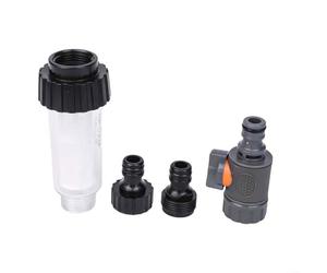 ComfyHarbor Kit de filtro de alta presión G3/4 de 3 piezas con válvula reguladora, adaptador de conexión rápida para lavadoras a presión Karcher, caravanas, barcos y sistemas de riego de jardín