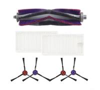 ComfyHarbor Kit de filtro de cepillo lateral de rodillo principal para M9 para Eureka E20 Plus NERE10s VCR Plus para Obode A8 para ETA Aurum PRO 6241 Robot Partes de aspiradora mejora la e