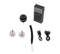 ComfyHarbor Kit de investigación paranormal, radio portátil, con LED para bolas de espíritu y altavoz, para caza, receptor de alta sensibilidad, para uso en interiores y exteriores, para audiófilos (4