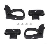 ComfyHarbor Kit de mango doblado para asiento reclinable Pajero para Montero Shogun MK2 V31 V32 V33 V43 V46 Reemplazar MB792477 MB792471 MB792474 MB792480 plástico negro 4 unidades