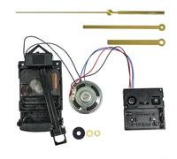 ComfyHarbor Kit de mecanismo de movimiento de reloj con caja de timbre musical Unidad de accionamiento de cuarzo con batería para herramientas de fabricación y reparación de relojes DIY (dorado)