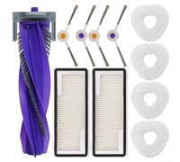 ComfyHarbor Kit de piezas de repuesto para Narwal para Freo X para aspiradora robot Ultra y J4/J4 Lite, incluye cepillos laterales, almohadillas de fregona, filtro y accesorios de cepillo central