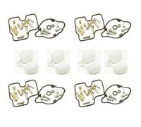 ComfyHarbor Kit de reparación de carburador de motocicleta, 4 piezas para CBR900RR 1992-1995, incluye membranas flotantes, juntas de válvula para mantenimiento del motor y optimización del rendimiento