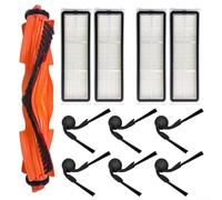ComfyHarbor Kit de repuesto compatible con Xiaomi S40 / OV81 con cepillo principal, cepillos laterales y filtros para robot aspirador, mantiene la unidad funcionando sin problemas