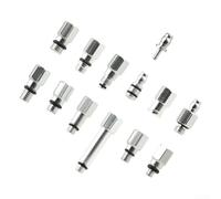 ComfyHarbor Kit profesional de purga de freno de bicicleta de 13 piezas, conectores y adaptadores de freno hidráulicos de aleación de aluminio (M5/M6/4mm/D6/D8) para sistemas de frenos Shimano/SRAM