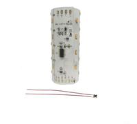 ComfyHarbor Lámpara de llama solar PCBA, placa de circuito flexible de 51 LED, para luz de vela de antorcha, con 3 modos, activación nocturna automática, compatible con panel solar de 5 V-6 V 5 W