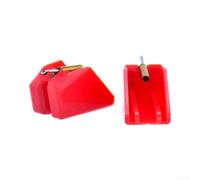 ComfyHarbor Lápiz capacitivo de repuesto para aguja giratoria Technics 24 CS - Punta de diamante cónica para tocadiscos de vinilo - Accesorio de cartucho de audio de alta fidelidad (rojo)
