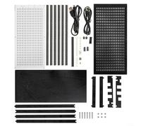 ComfyHarbor LED de 24 x 16 para MATRIX Music For SPECTRUM Kit, montaje de soldadura DIY con luz intermitente de ritmo, 5 modos de visualización, brillo ajustable, visualizador sensible de audio para