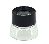 ComfyHarbor Lupa cilíndrica acrílica de alta potencia, lupa óptica de escritorio, para leer texto pequeño, inspeccionar detalles, manualidades y tareas exactas, construcción de ABS resistente, lente