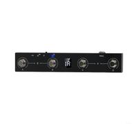 ComfyHarbor M-VAVE Chocolate inalámbrico para controlador de pedal MIDI, pedal recargable de 4 botones con USB y para aplicación CubeSuite, página de metal portátil para volteador para