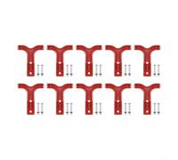 ComfyHarbor Mango de barra en T, para estilo, 120 A, accesorio de conector de carga de batería de carretilla elevadora, agarre de plástico resistente, para una conexión eficiente de energía, rojo o
