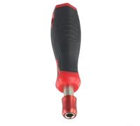 ComfyHarbor Mango de destornillador autobloqueante, para soporte magnético de cabeza hexagonal de 6,35 mm, acero al cromo vanadio con agarre antideslizante de goma, herramienta de 5.3 pulgadas para