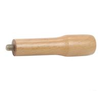 ComfyHarbor Mango portafiltro espresso, para cafetera M10, pieza de repuesto de madera con rosca de 10 mm, agarre ergonómico para elaboración de cerveza barista, accesorio de acabado suave (madera de