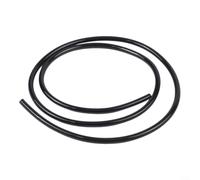 ComfyHarbor Manguera de gasolina negra de 1 m de diámetro interior de 5,0 mm de diámetro exterior para cortasetos de motosierra y desbrozadora para líneas de repuesto de equipos eléctricos al aire