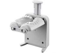 ComfyHarbor Máquina automática para hacer albóndigas, máquina de prensa manual, para dar forma rápida a albóndigas, con cuchara y cepillo, utensilio de cocina ABS fácil de limpiar, para cocinar en
