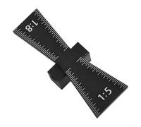 ComfyHarbor Marcador de cola de milano para afilar guía con relaciones de pendiente 1:8 y 1:5 para madera dura y madera blanda, herramienta de carpintería de acero de aleación para cortes precisos en