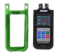 ComfyHarbor Medidor de potencia óptico PON 1310/1490/1550nm SC/APC UPC para FTTX ONT OLT, probador de fibra óptica de modo ráfaga con LCD de retroiluminación y caja de silicona (SC/APC)