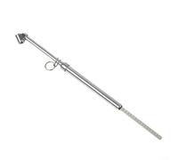 ComfyHarbor Medidor de presión de neumáticos resistente con doble cabeza larga de aleación de zinc y núcleo de latón, lecturas precisas de 10-160 PSI para automóviles, camiones, SUV, caravanas