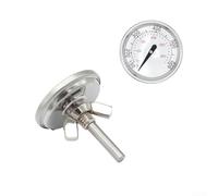 ComfyHarbor Medidor Temperatura BBQ para acero 45mm Calor Medidor Temperatura