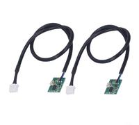 ComfyHarbor Módulo sensor de nivel de líquido sin contacto DC 5V NPN Salida ±3mm Precisión ≤5mm Inducción Espesor de pared Instalación tipo pasta para recipientes de vidrio de plástico