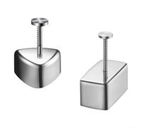 ComfyHarbor Moldes de sushi de bolas de arroz triangulares de acero inoxidable, para máquina de prensa onigiri casera, herramienta de cocina japonesa, para camping, oficina, uso doméstico