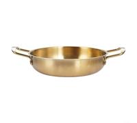 ComfyHarbor Olla de sopa de fideos de acero inoxidable estilo coreano, para cocinar en estufas de inducción de gas, capacidad compacta de 1 litro, para porciones individuales, utensilios de cocina