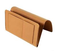 ComfyHarbor Organizador de fieltro para mesita de noche, bolsa de almacenamiento colgante para sofá, cama, mesa, soporte de apertura grande para control remoto, tablet, revistas, llaves, para una