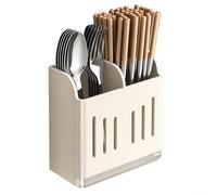 ComfyHarbor Organizador magnético de estante de cocina, estante de almacenamiento de doble compartimento para cubiertos, utensilios y accesorios pequeños, diseño que ahorra espacio para accesorios de